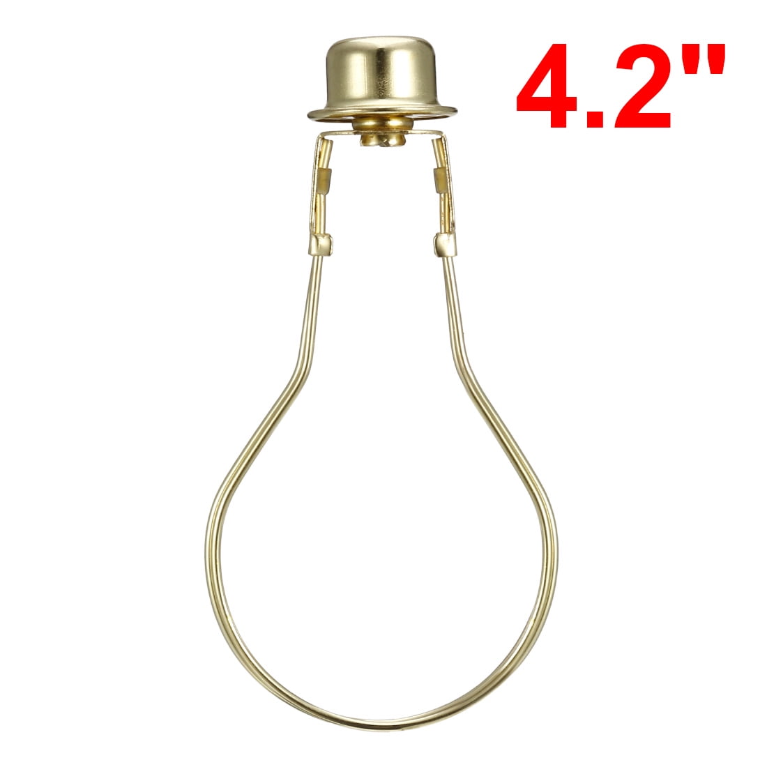 Lamp Shade Light Bulb Clip Adapter with Shade Attaching Finial Top