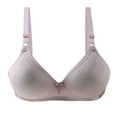 thumbnail image 2 of gakvbuo Clearance Items All 2022!Plus Size Bras For Woman Post-Surgery Bra Full Coverage No Underwire Bra Seamless Push Up Bra Underwear Wirefree Bralette Minimizer Bra, 2 of 4