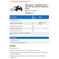 thumbnail image 2 of Window Motor - Compatible with 2001 - 2007 GMC Sierra 2500 HD Standard Cab Pickup 2002 2003 2004 2005 2006, 2 of 2