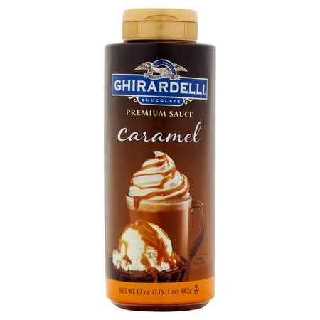(2 Pack) Ghirardelli Chocolate Caramel Premium Sauce, 17