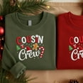 thumbnail image 2 of Matching Cousin Crew Embroidered Christmas Shirts: Family Holiday Outfits, 2 of 5