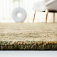 thumbnail image 4 of SAFAVIEH Ikat Laura Geometric Wool Area Rug, Green, 9' x 12', 4 of 7