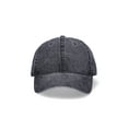 Time and Tru Women's Washed Cotton Twill Baseball Hat Black Soot