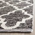 thumbnail image 3 of SAFAVIEH Montauk Crispian Geometric Quatrefoils Cotton Runner Rug, Black/Ivory, 2'3" x 7', 3 of 6