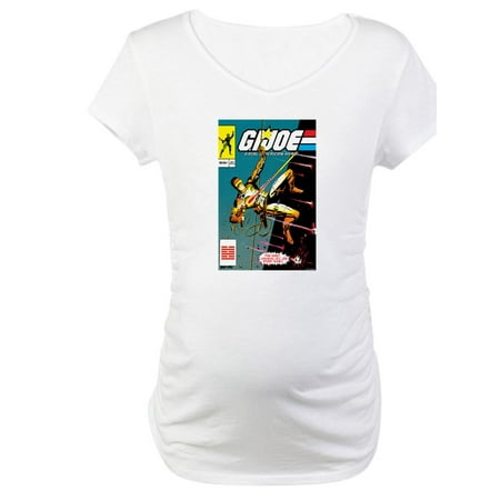 

CafePress - G.I. Joe Silent Interlud Women s Maternity T Shirt - Cotton Maternity T-shirt Cute & Funny Pregnancy Tee