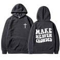 thumbnail image 1 of WILLBEST Sudaderas para Hombre Otoño e Invierno Moda Deportiva Sudadera Suelta con Capucha Engrosada De Manga Larga XGrande, 1 of 2
