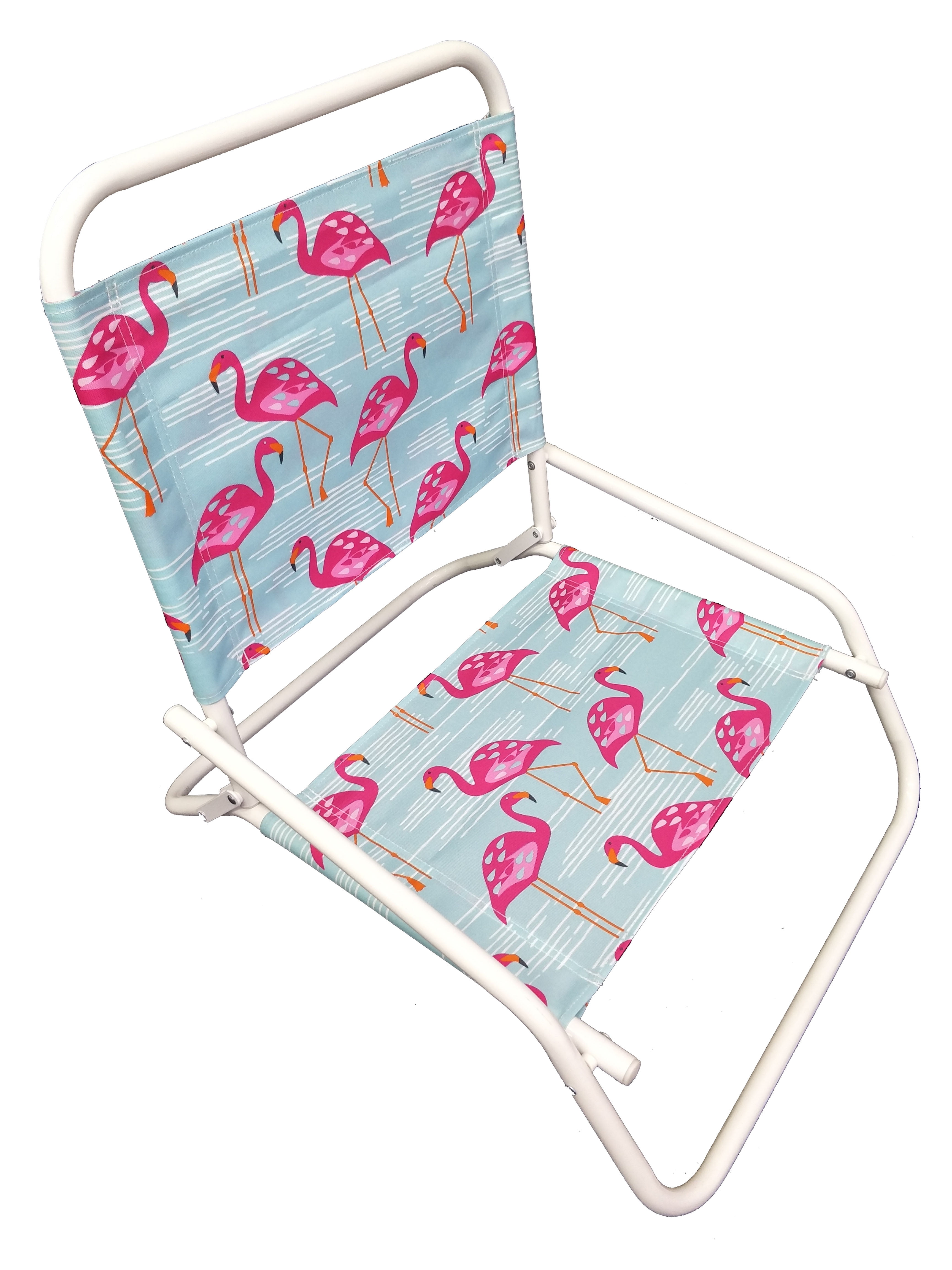 Unique Flamingo Beach Chair with Simple Decor