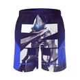 thumbnail image 3 of Valorant Omen Men's Swim Trunks Board Shorts Drawstring Elastic Waist Quick Dry Swimsuits Beach Shorts with Pockets 2XL, 3 of 8