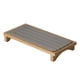thumbnail image 1 of Base de madera bandeja de diatomita posavasos alfombra de secado para lavabo baño organizador, 1 of 12