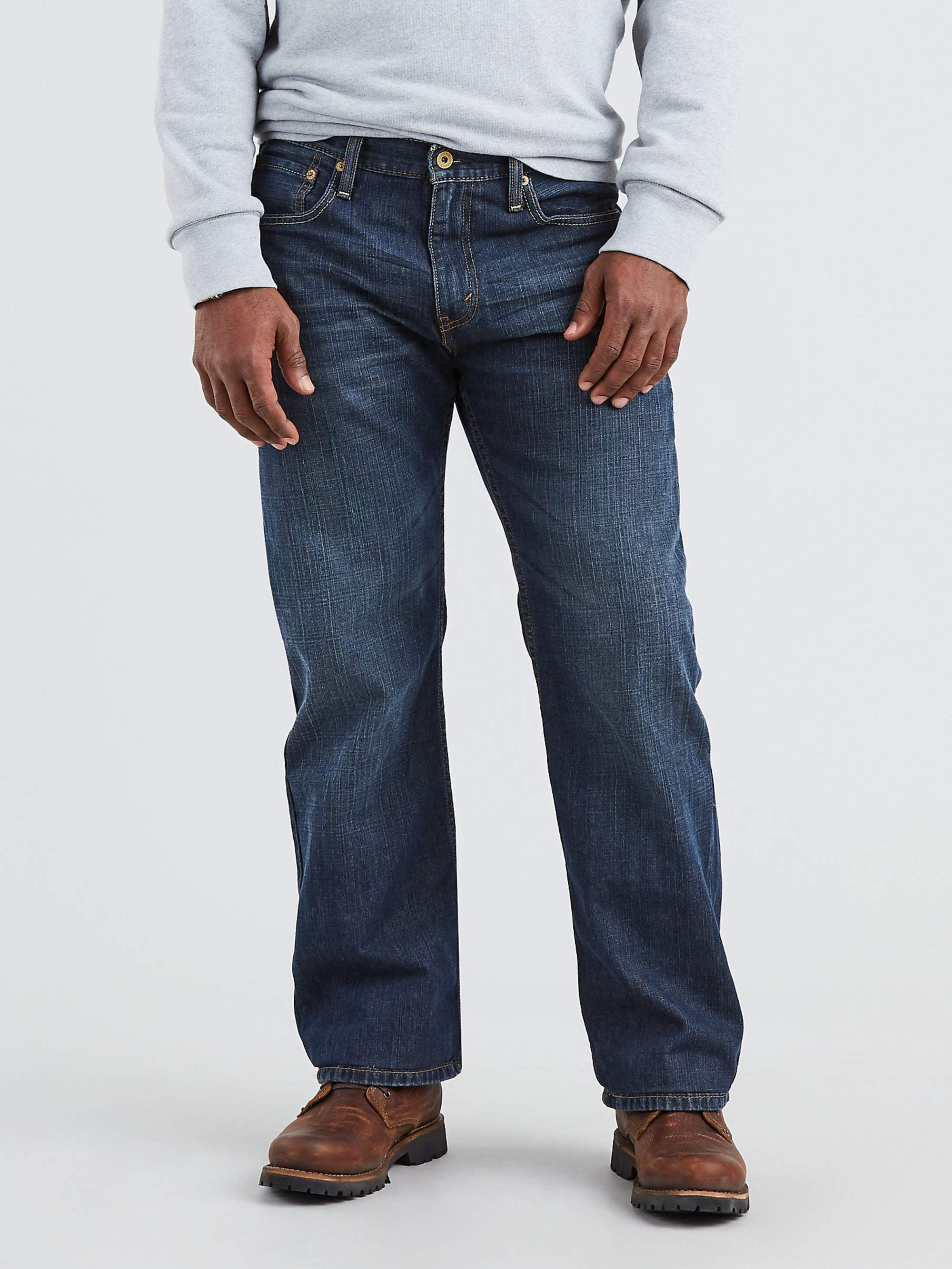 Levi's Boy's Youth 569 Regular Loose Straight Mid Rise Denim Jeans Pants 