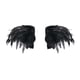 thumbnail image 3 of Capa de plumas, chal gótico con capas de plumas para el hombro, para vestir Negro, 3 of 9
