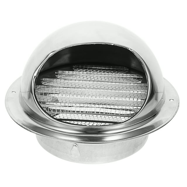 Round Exhaust Grille External Extractor Wall Dryer Vent Stainless Steel Vent Cover