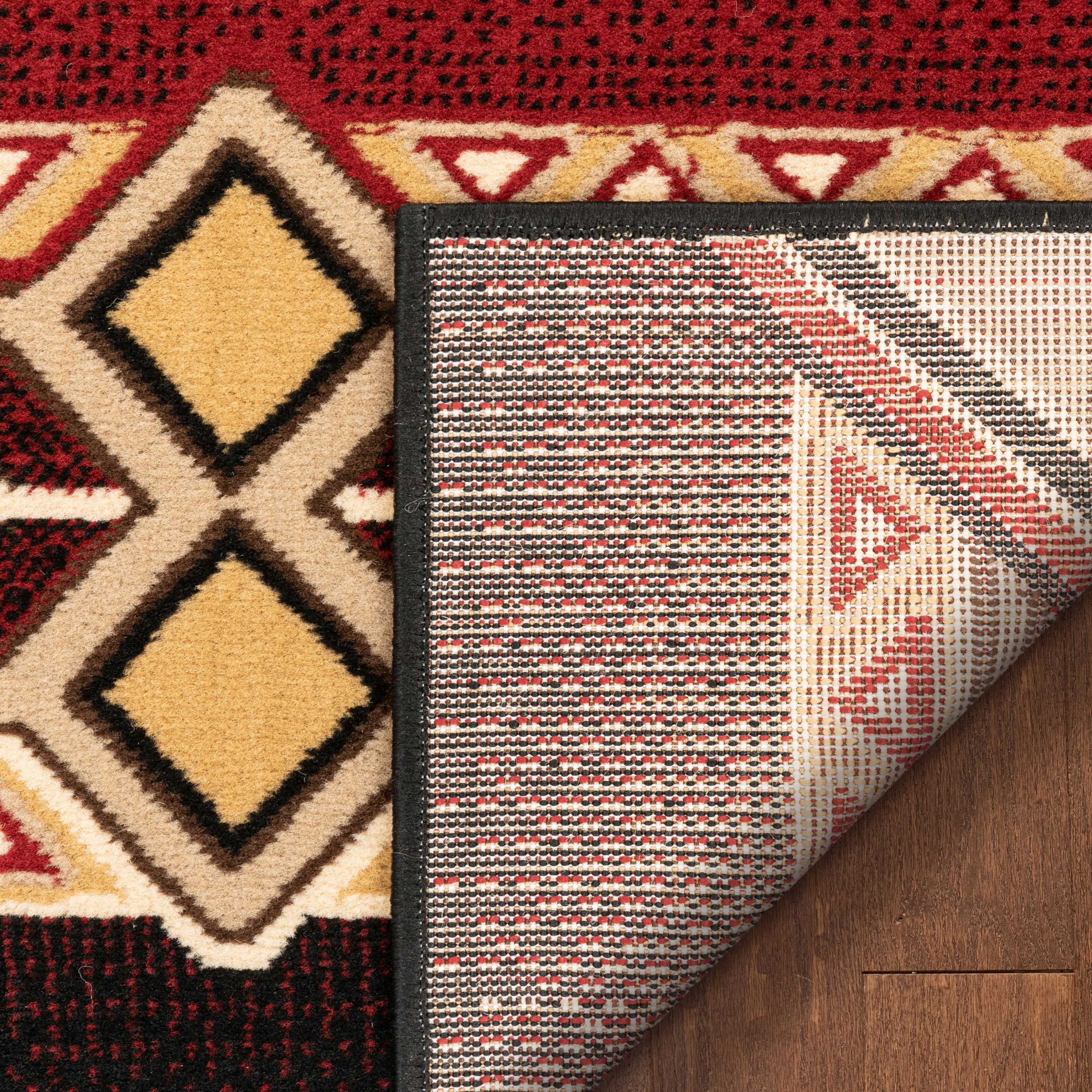 Well Woven Persa Dakota Tribal Aztec Southwestern Red 5'3" x 7'3" Area Rug