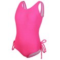 thumbnail image 5 of Swimsuits Solid Kids One Piece Swimsuit Girls Bathing Suit for Teenagers 8-10 Years Girls Fashion, 5 of 6