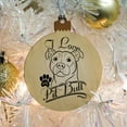 thumbnail image 5 of I Love My Pit Bull Wood Christmas Tree Holiday Ornament, 5 of 6