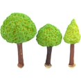 thumbnail image 1 of 3Pcs Micro Landscape Ornaments Resin Tree Bonsai Flowerpot Decorations, 1 of 5