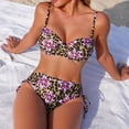 thumbnail image 6 of Bathing Suit for Women 2026 Two Piece Bathing Suits Floral Print Tankini Swimsuit Bikini Separates Two Piece Bathing With, 6 of 9