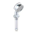 thumbnail image 6 of Turbo Charged Turbo Fan with Filter and Pause Switch Pressurized Massage Rainfall Shower Head 360 Rotated Handheld Turbocharged Pressure Water Flow Regulation SILVER WITH FILTER COTTON, 6 of 8