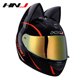 thumbnail image 3 of Envía 2 regalos Casco de motocross de cara completa aprobado por DOT Casco de motocicleta con orejas de gato para adultos Hombre Mujer, 3 of 5
