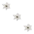 thumbnail image 3 of Cateissary 10 Pieces Christmas Flowers Artificial Simulation Tree Heads Large Decoration Household Ornament Xmas Wedding Flower Type1 NO1, 3 of 6