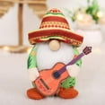 thumbnail image 2 of Mexican Taco Tuesday Elf Dwarf Gift Nisse Handmade Scandinavian Folklore Sombrero Household Ornaments Home Kitchen Tiered Tray Decorations, 2 of 9