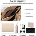 thumbnail image 5 of Hobo Shoulder Bags for Women, Ladies Designer Leather Top-Handle Crossbody Bucket Bags Tote Handbag Purse, 5 of 7