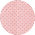 thumbnail image 1 of Ahgly Tapis Rond Lavable en Machine Intérieur Transitionnel Rose Corail Clair, 5 Pieds Rond, 1 of 7