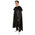 thumbnail image 3 of HPO | Adult Men's Faux Fur Cape | Black Color Halloween Costume, 3 of 8