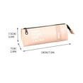 thumbnail image 2 of JeashCHAT PU Leather Pencil Case Big Capacity Pencil Pouch Pen Bag with Zipper Closure, Stationery Organizer for Adult Office Supplies, 2 of 2
