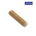 thumbnail image 4 of Uxcell 30 Pack Fully Threaded Rod, M8-1.25x30mm Carbon Steel Long Thread Screw, 4 of 6