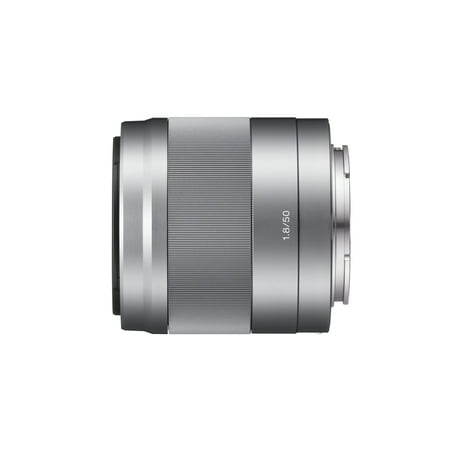 Sony - 50mm f/1.8 OSS Prime Lens for Select Alpha E-mount Cameras - Silver
