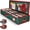 Green, variant on Premium Wrapping Paper Organizer Storage | Gift Wrap Holder With Extra Pockets for Christmas Decorations, Reinforced Handles, Heavy Duty, Ultra-Durable, Tear-Proof Fabric - Fits Up to 27 Rolls