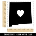 thumbnail image 2 of New Mexico State with Heart Self-Inking Rubber Stamp Ink Stamper - Red Ink - Large 1-1/2 Inch, 2 of 7