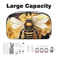 thumbnail image 3 of Honeybee Travel Organizer Cable Wire Cord and Cable Charger Bag Waterproof Oxford Cloth Electronic Accessories Storage Case 5.9x9.44x3.14 in, 3 of 6