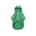 thumbnail image 3 of 1pc Stylish Green Pet Frog Hoodie For Sports, 3 of 5