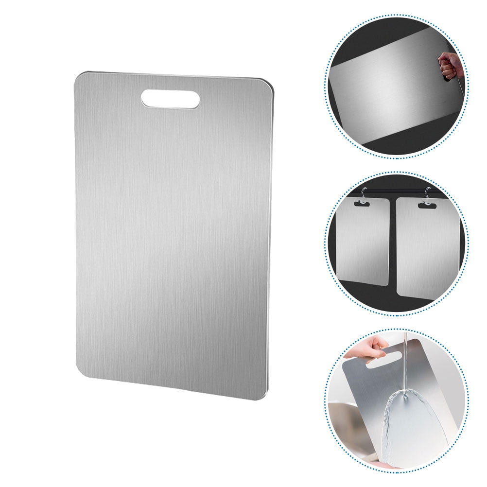 Stainless Steel Cutting Board for Kitchen Food Preparation - Non- Chopping Mat for Use
