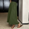 thumbnail image 2 of XIAOCHA Women's Wrap Tie-Waist Skirt Flowy Elegant Boho Casual Maxi Skirt, 2 of 4