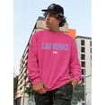 thumbnail image 2 of Las Vegas Varsity Style Sweatshirt Men -Image by Shutterstock, Male Small, 2 of 4