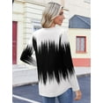 thumbnail image 6 of Zeagoo Womens Tops Dressy Casual Beach Vacation Clothes for Women Business Casual Long Shirts V Neck Tee Shirt Ladies Top and Blouses Ethnic Style, 6 of 7