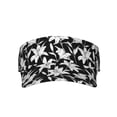 thumbnail image 2 of Kdxio Lilies Flowers Print Sun Visor Hat Golf Visor Adjustable Velcro Outdoor Sports Cap for Men Women, 2 of 7