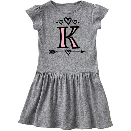 

Inktastic Letter K Monogram Tribal Arrow Gift Toddler Girl Dress