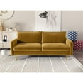 thumbnail image 5 of Home Square 2-Piece Set with Velvet Living Room Sofa and Loveseat in Ginger, 5 of 9