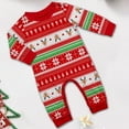 thumbnail image 3 of Onlypjs Family Matching Christmas Pajamas Set – Red & Green Festive Print Holiday Sleepwear for Women, Men – Cozy Winter Loungewear for Couples & Families, 3 of 6
