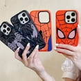 thumbnail image 3 of Marvel Funda Transparente Para iPhone 11 12 13 14 Pro MAX X XR XS 7 8 14 Plus Silicona Suave TPU A Prueba De Golpes Proteger Cubierta Trasera, 3 of 4