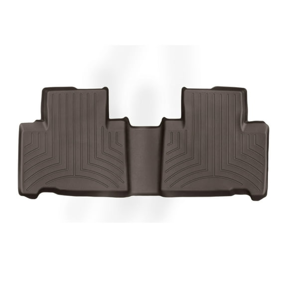 WeatherTech Custom Fit FloorLiners compatible with 2016-2018 Toyota RAV4 - 2nd Row, Cocoa
