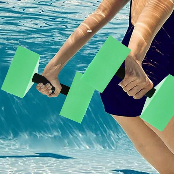 Water Aerobics Dumbbells for Fitness 2pcs Durable Pool Weights for Underwater Exercise Lightweight EVA Hand Weights for Aquatic Workout