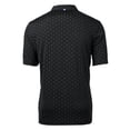 thumbnail image 3 of Men's Cutter & Buck Black Akron RubberDucks Big & Tall Virtue Eco Pique Tile Print Recycled Polo, 3 of 3