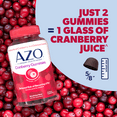 thumbnail image 6 of AZO Cranberry Urinary Tract Health Gummies Supplement, Helps Cleanse & Protect for Reduced UTIs, Berrylicious Flavor, 40 Count, 6 of 10