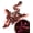 F, variant on 3D Printed Dragon with Wings Glow in The Dark, for Stress Relief, Animals Figurines for Boys Teen