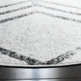 thumbnail image 5 of SAFAVIEH Adirondack Bailey Geometric Area Rug, Ivory/Grey, 6' x 6' Round, 5 of 9
